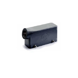 Capot 24B, Aluminium moulé sous pression, acier inoxydable, IP65, Sortie horizontale, M32